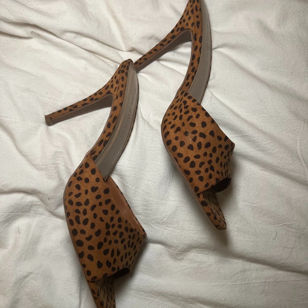 Cheetah Print Mules